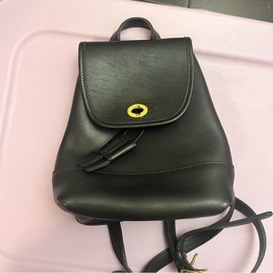 Vintage Coach Mini Turnlock backpack